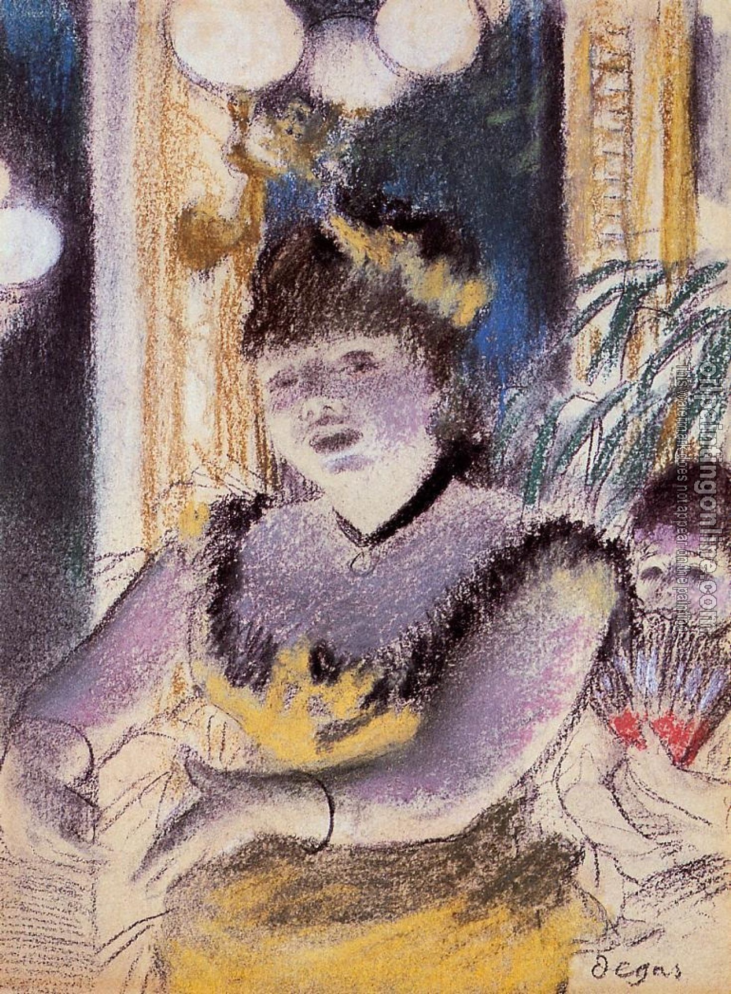Degas, Edgar - Cafe Concert Singer